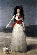 Francisco de Goya Duchess of Alba-The White Duchess Spain oil painting artist